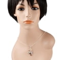 thumbnail image 2 of Sterling Silver and Baltic Amber Two Birds Spirit Pendant, 2 of 5