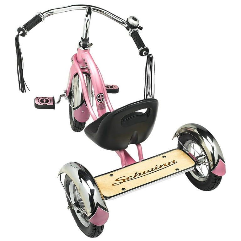 Schwinn Roadster Tricycle 3 Wheel Bike for Toddlers and Kids Pink Walmart