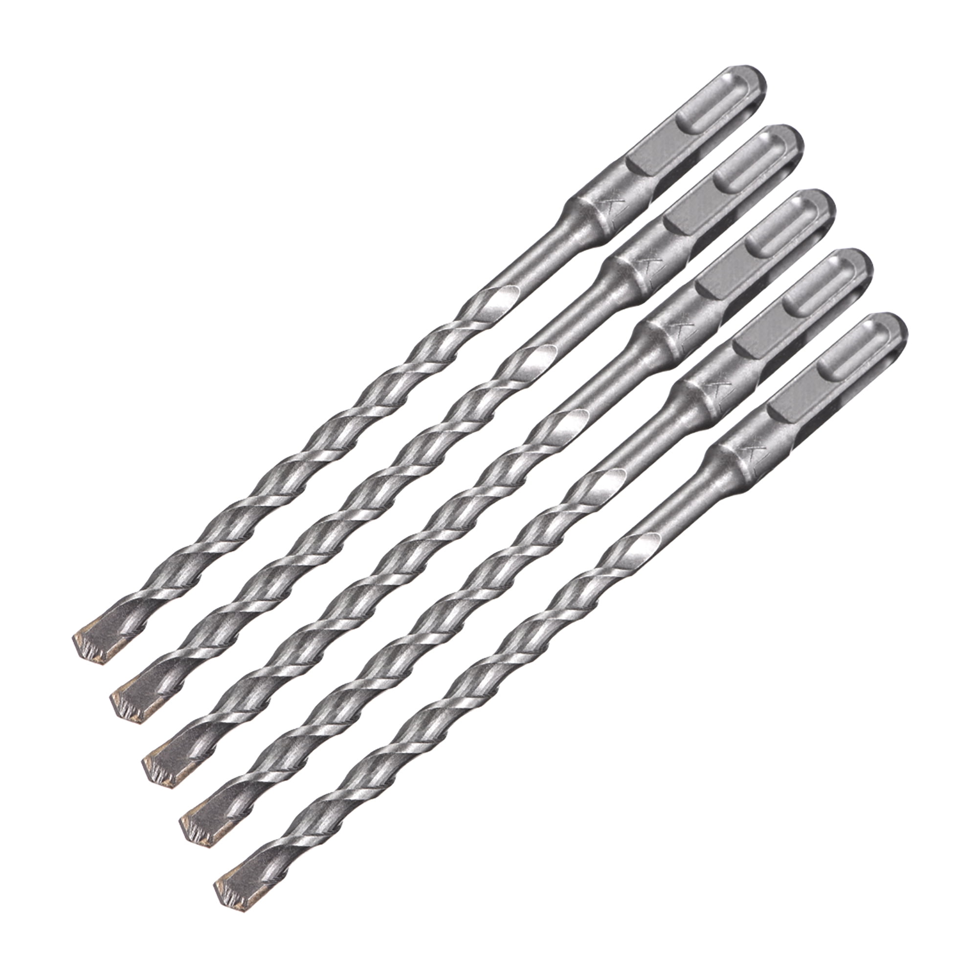 8mm Carbide Tipped Rotary Hammer Drill Bit for SDS Impact Drill 5 Pack