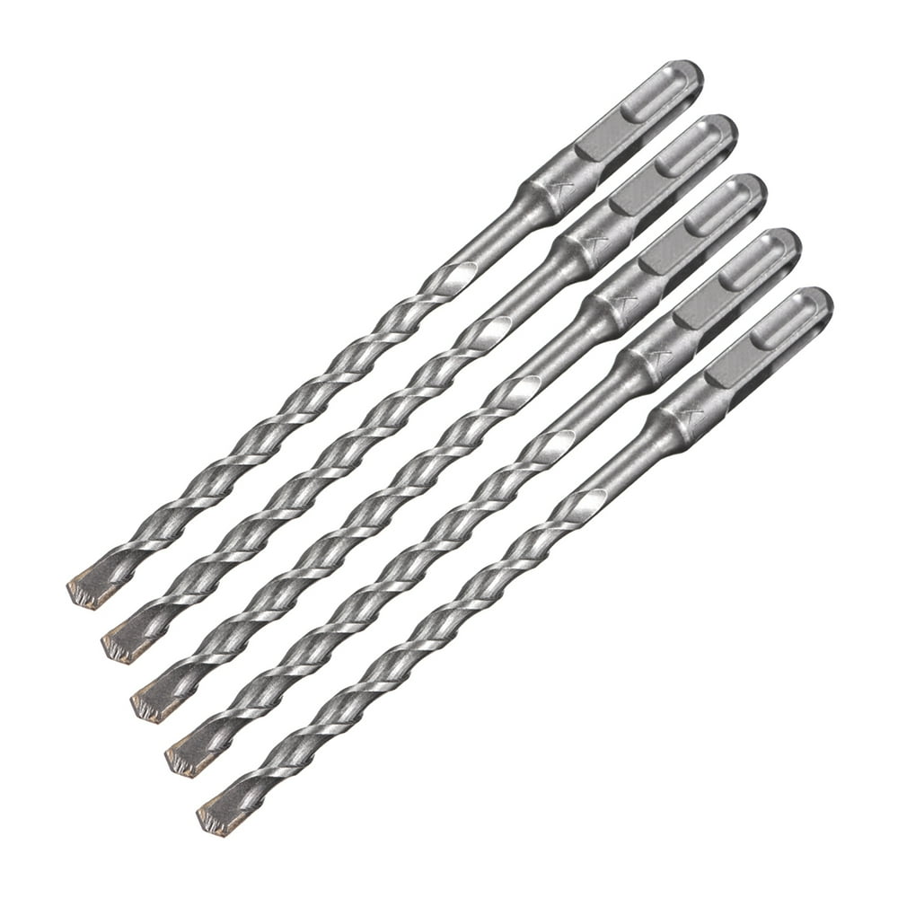 8mm Carbide Tipped Rotary Hammer Drill Bit for SDS Impact Drill 5 Pack