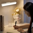 thumbnail image 2 of RYPFOEWBN Rechargeable magnetic touch LED light bar, simple linear design, support USB charging, suitable for study lighting, wardrobe cabinets, mirror fill light, dormitory desk lamp, 2 of 10