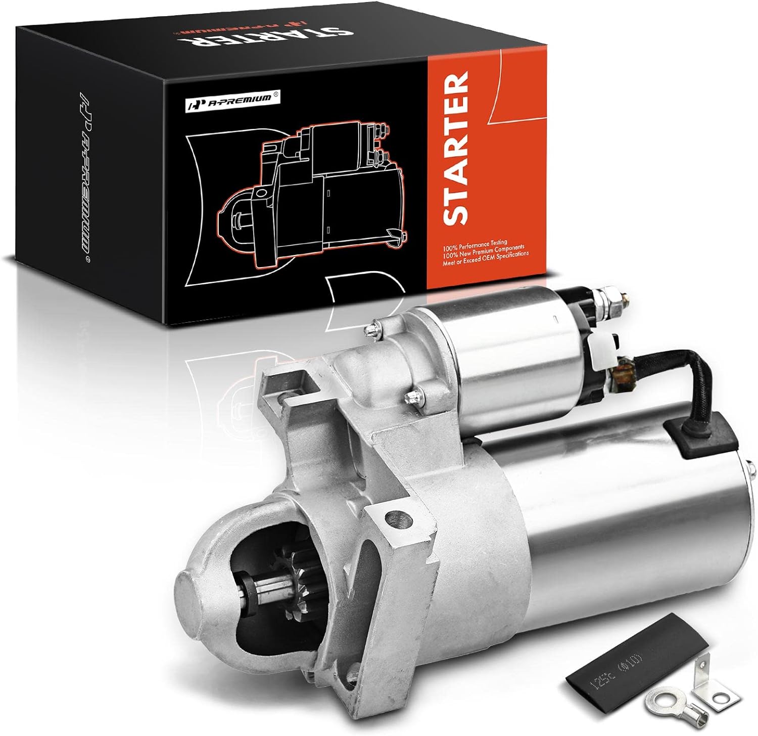 KAC Starter Motor For Chevy Malibu 2008-2014, GMC Terrain 2010-2011, Buick LaCrosse 2.4L – 6947