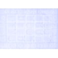 thumbnail image 1 of Ahgly Company Machine Washable Indoor Rectangle Persian Blue Traditional Area Rugs, 2' x 5', 1 of 4