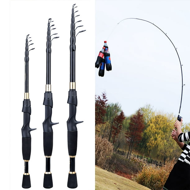 Ourlova Telescopic Fishing Rod Ultra-light Spinning Casting Fishing Rod  Carbon Fiber Ultra-short 1.8/2.1/2.4 Fishing Rod Tackle 