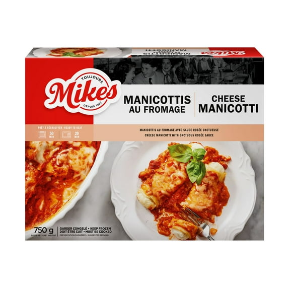 Mikes manicottis au fromage Mikes manicottis fromage 750g