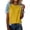 05#Earthy Yellow, variant on Shirts for Women Raglan Sleeve Denim Print Patchwork Tee Shirt Short Sleeve Crewneck Summer Casual Tops