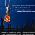 thumbnail image 2 of Gem Stone King 14K Yellow Gold Ecstasy Mystic Topaz Pendant Necklace for Women | 1.67 Cttw | Gemstone November Birthstone | Pear Shape 9X6MM | With 18 inch Chain, 2 of 6