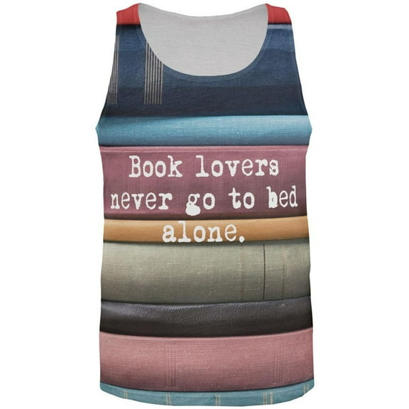 Book Lovers All Over Adult Tank Top - 2X-Large