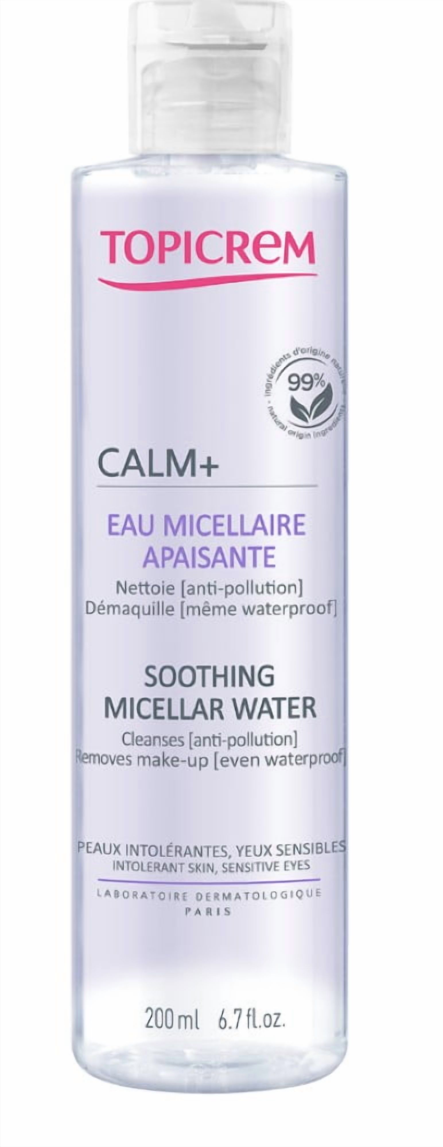 Topicrem Calm+ Soothing Cleansing Water 200 ml