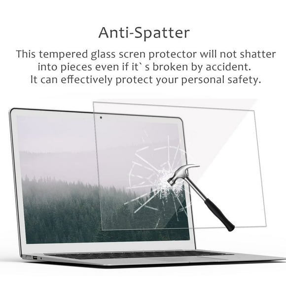 Clear Screen Protector Tempered Film Compatible Apple MacBook Pro 13/15/16 Inch, HD Protective Film with Hydrophobic and Oleophobic Coating