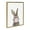 Gold, variant on Kate and Laurel Sylvie Bubble Gum Bunny Framed Canvas Wall Art by Amy Peterson Art Studio, 18x24 Gold, Cute Whimsical Animal Art for Wall