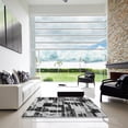 thumbnail image 7 of Ahgly Company Machine Washable Indoor Round Transitional Silver Gray Area Rugs, 4' Round, 7 of 7