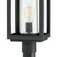 thumbnail image 2 of 1 Light Medium Outdoor Low Voltage Post or Pier Mount Lantern-Black Finish-E26 Medium Vintage Lamp Base Type-Led Lamping Type Bailey Street Home, 2 of 5