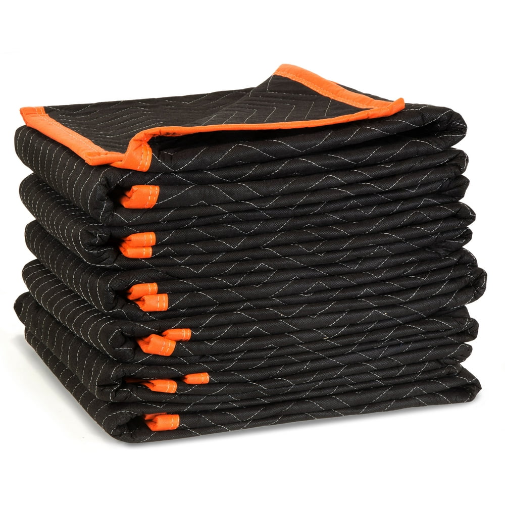 WEN 72Inch by 40Inch Heavy Duty Padded Moving Blankets, 6Pack