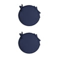 thumbnail image 2 of Matsuzay Cojines De Algodón Fáciles De Limpiar Para Muebles De Exterior - Amplia Aplicación En Pubs Clubs Y Bistros Azul Marino 30cm Armada 30 centimetros 2Conjunto, 2 of 6