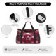thumbnail image 4 of Fotbe Surreal Pink Headphones Bolsa de Viaje con Estampado, Bolsa de Fin de Semana para Mujer con Compartimento para Zapatos, Bolsa de Gimnasio con Bolsillo Húmedo, 4 of 7