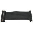 thumbnail image 2 of Câble de Riser PCIE Haute Vitesse, Bande de Protection Bilatérale à Faible Perte Extension de Câble PCIE Facile à Utiliser pour Carte Internet Filaire pour Carte Graphique pour Carte Son, 2 of 8