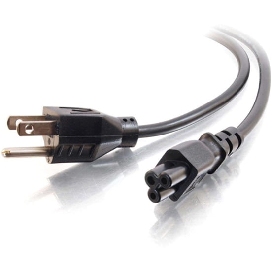 C2G 6ft 18 AWG 3Slot Laptop Power Cord (NEMA 515P to IEC320C5) Replacement power cord for