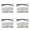 White 4PCS, variant on Smart Glasses With Smart Glasses Auto Focus Auto Reading Glasses For Men And Women Near And Far Blue Light