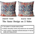 thumbnail image 2 of Boho Pillow Covers 20x20 inch Set of 2 Bohemian Carpet Throw Pillows For Couch Navy Blue Red Geometric Floral Decorative Pillow Cases Farmhouse Home Decor For Sofa Porch Patio Bed Room Outdoor, 2 of 6