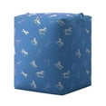thumbnail image 1 of Bolsa de almacenamiento de gran capacidad con cremallera y asas, cesta organizadora de ropa de viaje plegable para mudanzas, edredones y ropa (varios tamaños), 1 of 2