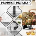 thumbnail image 4 of TSOVTHRID Hummingbird Peony Flower Print Mixer Cover for 4.5-5 Quart Stand Mixer Reusable Stand Mixer Dust Cover Reusable Small Appliance Covers with Top Handle and Pockets for Extra Accessories,S, 4 of 7