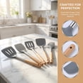 thumbnail image 2 of Unique Bargains Kitchen Utensil, Heat-Resistant Spatula for Flipping Gray-B 13.8x3.9 in, 2 of 5