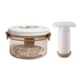 thumbnail image 1 of Vacuum Container Pantry Organization with Lid Vacuum Seal Food Storage Container 0.63L, 1 of 9