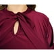 thumbnail image 4 of Blusa formal de satin Roman Fashion/Tallas Extras, 1801 (Vino) vino 36 Roman Fashion BL-GR-1801-VINO, 4 of 6