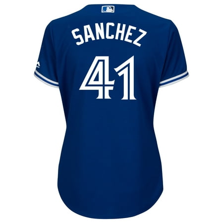 Ladies' Aaron Sanchez Toronto Blue Jays Cool Base Replica Away