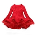 thumbnail image 2 of Vestido de tutú para niñas, otoño e invierno, 2022, vestidos de gasa tejidos para niñas, fiesta de cumpleaños de Navidad, ropa para niñas, 2 of 5