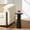 Black, variant on Safavieh Couture Valentia Scandinavian Marble and Manufactured Wood Round End Table, Clay