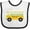 White and Black, variant on Inktastic School Bus Boys or Girls Baby Bib