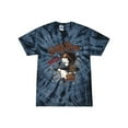 thumbnail image 1 of Wild Bobby Biker Betty Boop Wild One MC Motorcycle Betty Boop Tie-Dye T-Shirt, Spider Navy, Small, 1 of 4