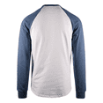 thumbnail image 3 of Harley-Davidson T-Shirt Homme Bleu #1 Race Raglan Graphique Manches Longues (S28), 3 of 8