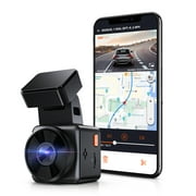 Vantrue  Mini Compact Voice Control Dash Cam 1920 X 1080P, WiFi Car camera with Dual GPS System, 24/7 Parking Mode, G-Sensor, 160 Wide Angle, Support 512GB Max (E1 W Lite)