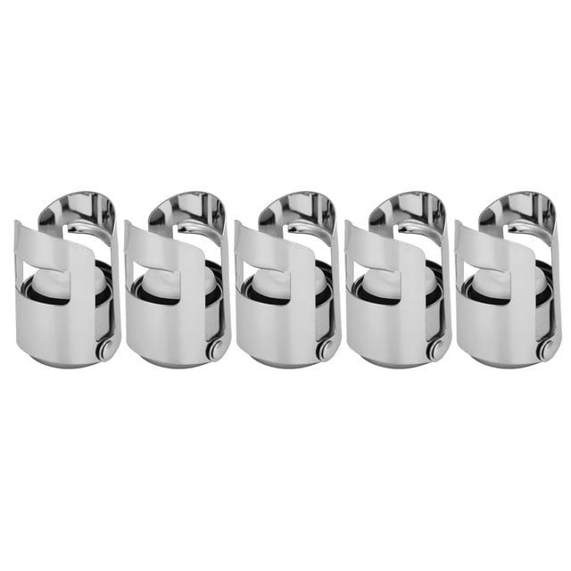 Conservador de vino Jadeshay Tapón de vino inoxidable 5 piezas Plata