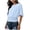 Blue, variant on jiaxiM Ladies Tops and Blouses Solid Tshirts Shirts for Women Athletic Short Sleeve Loose Fit Basic Tee Womens Shirts Work Dressy Casual Beach Vacation,Red