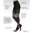 thumbnail image 3 of MeMoi Gradient Stripes Sweater Tights - Womens - Female (Medium/Large, Wine), 3 of 12