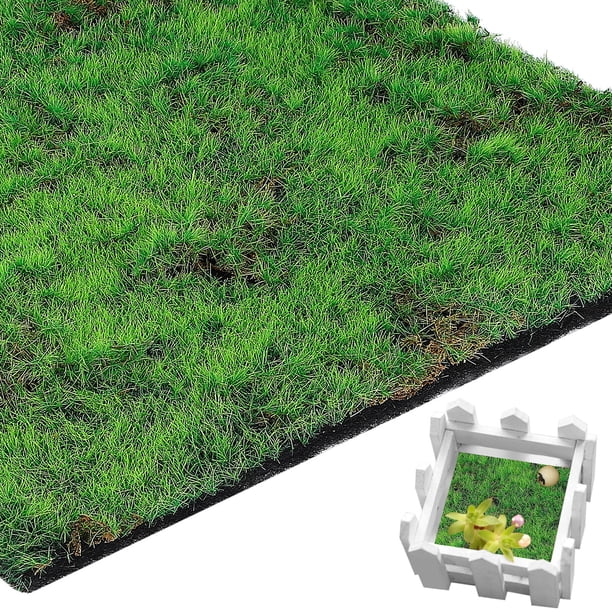 Raindrops Alfombra De Césped Artificial Para Jardinería Y Con Aspecto Natural Simulación
