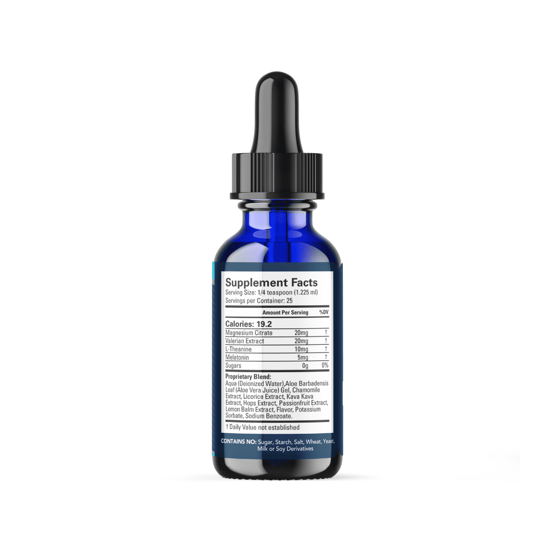 Avinol PM Sleep Drops – Natural Liquid Sleep Aid with Melatonin and Herbal Extracts – Berry Flavor – 2 fl oz