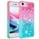 thumbnail image 2 of Funda para iPhone 8/iPhone 7 Transparente con Brillos Carcasa Protectora Antigolpes con Glitter Brillante, 2 of 5