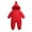Red, variant on Huowey Toddler Boys Girls Long Sleeve Solid Color Winter Coat Jacket Thicken Windproof Warm Jumpsuit Outwear Cute Dailywear, 12-18 Months