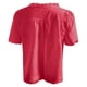 thumbnail image 5 of Camiseta de encaje con aberturas para mujer a la moda - Cuello redondo, lazo y manga corta, 5 of 6