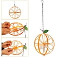 thumbnail image 1 of Comedero para pájaros de doble anillo, colibrí de Metal, Patio exterior, pájaros, balcón naranja, comedero para pájaros al aire libre, 1 unidad JM, 1 of 5