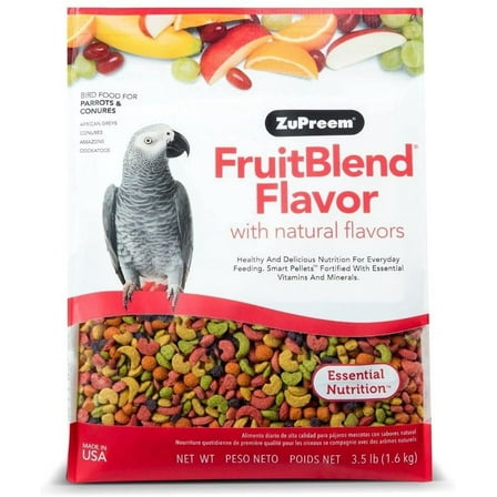 Zupreem Fruitblend Flavor Pellets Bird Food 3.5lbs