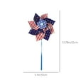 thumbnail image 3 of Up to 65% off! Plastic Independence Day Windmill Decorative Flower Gardening Meadow Windmill Plaything Wholesale Eight Leaf Windmill Outdoor Indoor Garden Home Decoration, 3 of 6