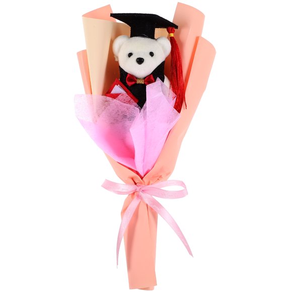 KAKOWELY Ramo de graduación, decoración, ramo de regalo de oso de graduación para fiesta festiva