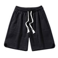 thumbnail image 1 of Gibobby Men's Ripstop Cargo Shorts-Long Cotton Twill Straight Leg for Work Outdoor[Black,XL], 1 of 4