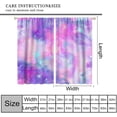thumbnail image 2 of Purple Pink Galaxy Curtains for Girls Bedroom, Abstract Tie Dye Watercolor Starry Sky Marbled Galaxy Window Curtains for Living Room Kitchen, 84" W X 84" L, 2 of 6